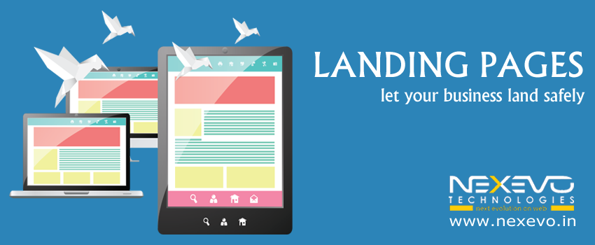 What is a landing page? What are its types?