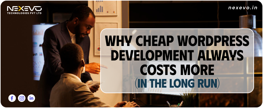 Comparison between cheap WordPress development and professional WordPress development costs