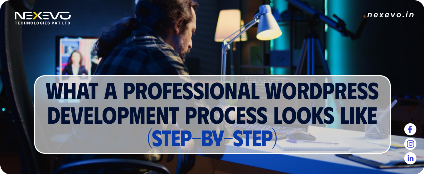 Step-by-step WordPress development process workflow from planning to deployment