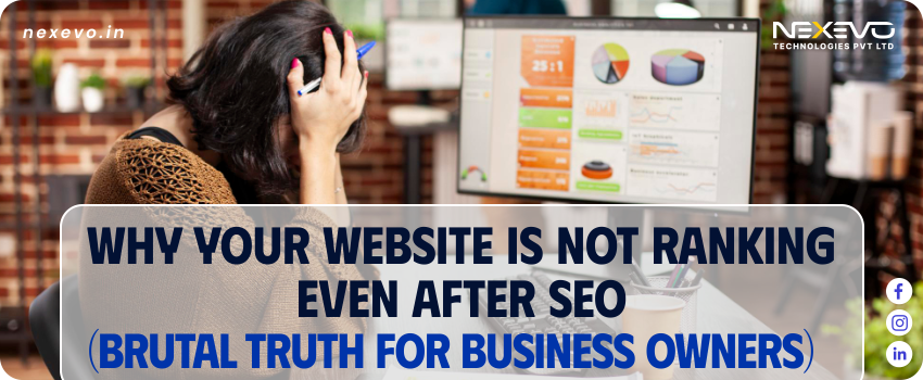 why website is not ranking on Google after SEO