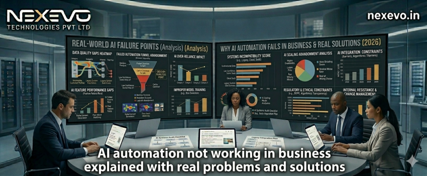why AI automation fails and how to fix automation problems in business