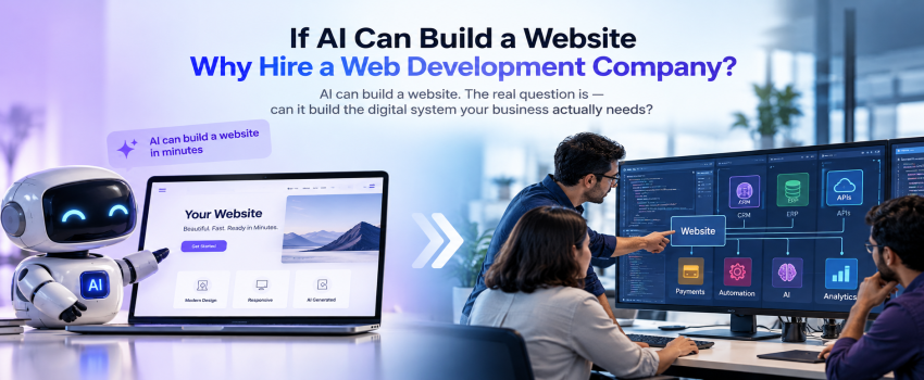 If AI Can Build a Website, Why Hire a Web Development Company?