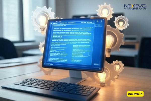 Illustration showing how AI paraphrasing tools work to improve content quality.