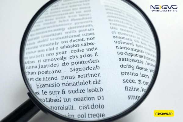 Icon depicting plagiarism detection used in paraphrasing tools.